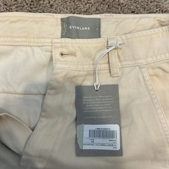 Everlane The Chino in Buttersoft (Parchment Color), Size 2 - Picture 6 of 9